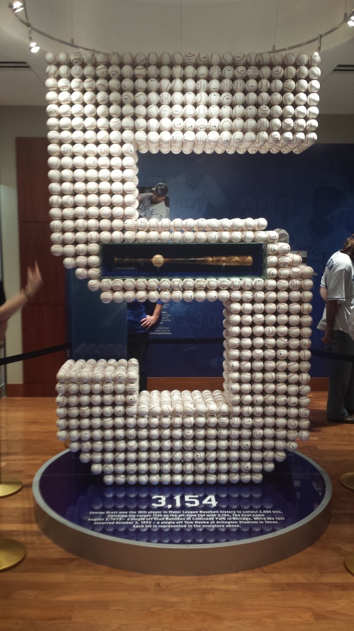 George Brett's Royals Hall of Fame sculpture.